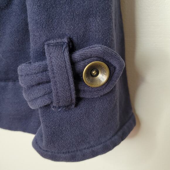 HURLEY Women's Winchester YC Hooded Fleece Peacoat Jacket Navy Blue sz M - Picture 4 of 12